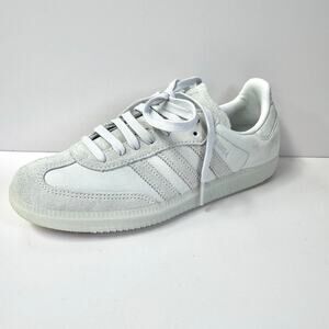 Adidas Samba OG sneaker in "Dash Grey" Mens Size 9 White Gum Sole UK Size 7.5